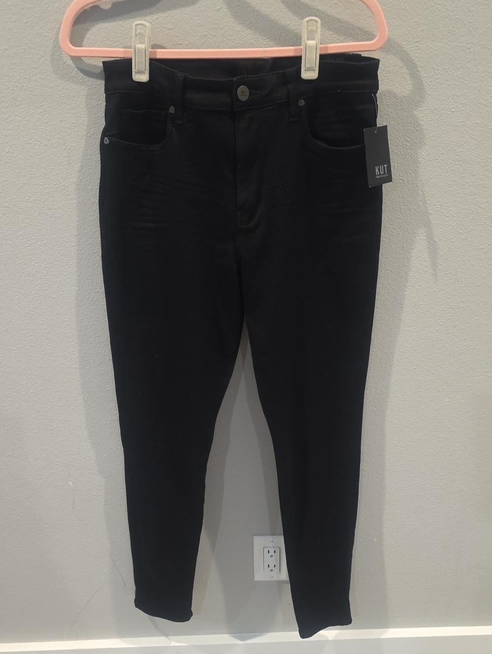 Kut from the Kloth Black Skinny Jeans - High Rise Women’s Fit